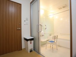 バリアフリー浴室の一角