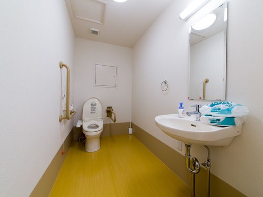 バリアフリーのトイレ設備