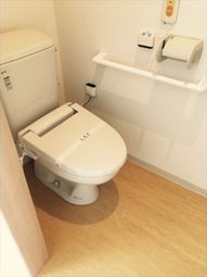 清潔なトイレの一角