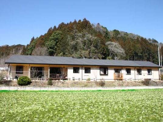 自然豊かな居室外観