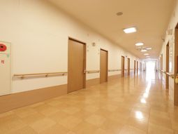 明るい廊下の様子
