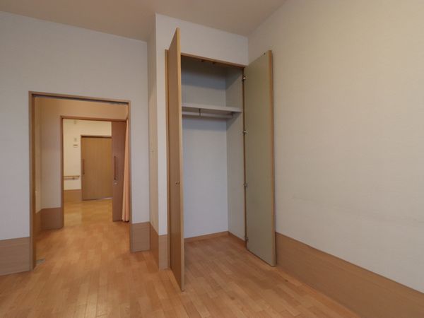 清潔な空間の居室