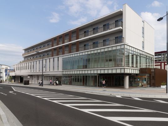 清潔感のある建物の外観
