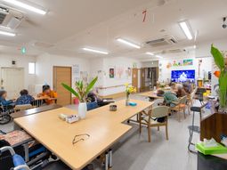 明るい共有スペース