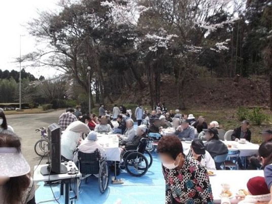 外のイベント風景
