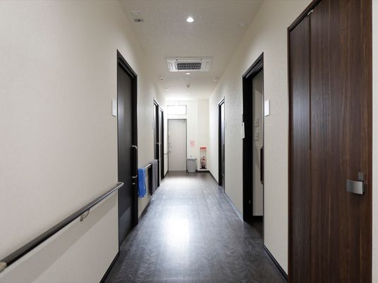 清潔感のある廊下