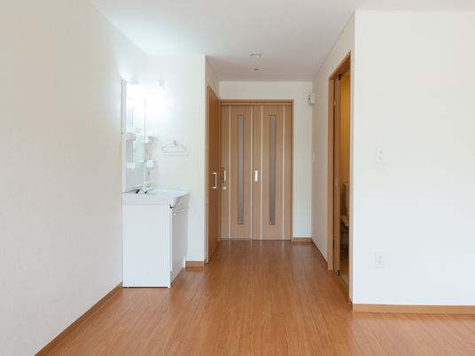 清潔な居室の一角