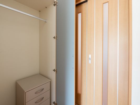 整理されたクローゼット