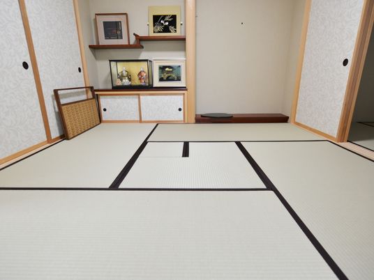 清潔な和室の一角