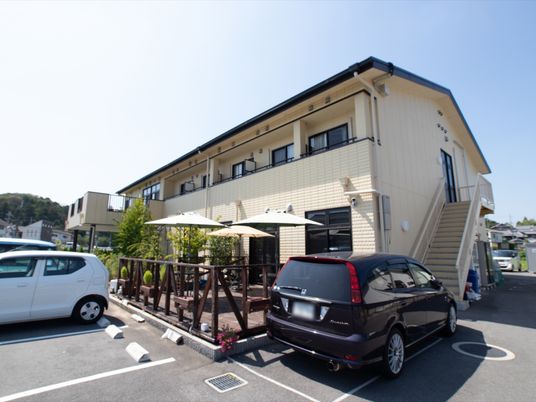 屋外駐車場つき建物