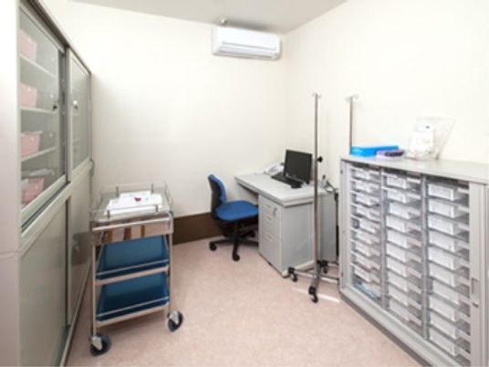 整理された居室の一角