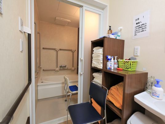 整備された浴室