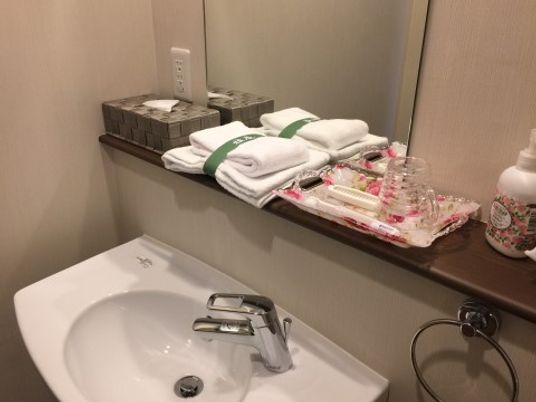 きれいに整えられた洗面台
