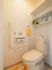 清潔なトイレの一角