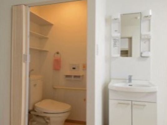 清潔なトイレ施設