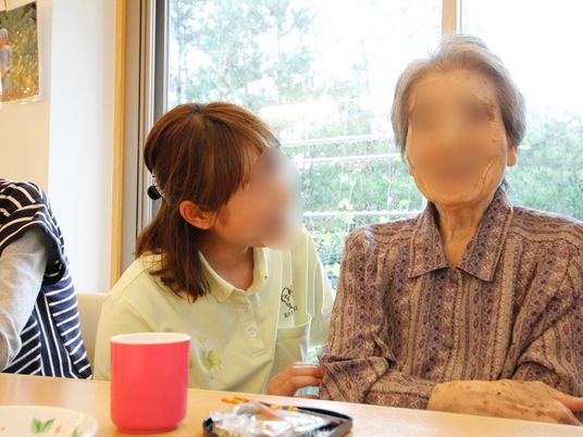 スタッフと利用者の会話