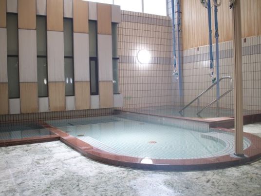 清潔な浴室の一角
