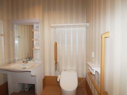 バリアフリートイレの一角