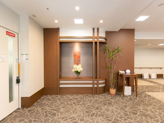 和やかな空間のロビー