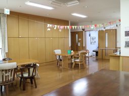 明るい共有スペース