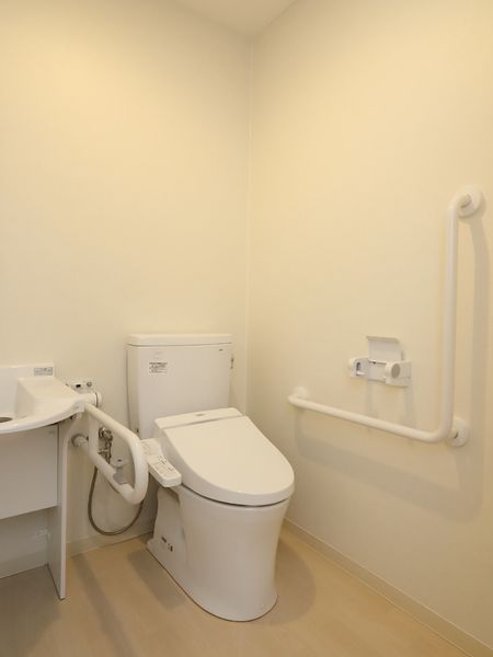 清潔なトイレの設備