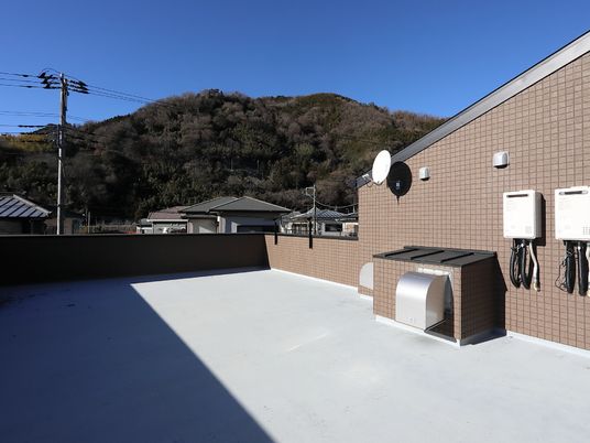 屋外の整備された空間