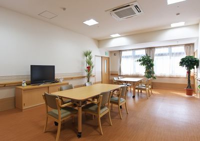 共有スペースの清潔な居室