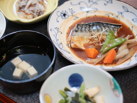 和風の健康的な食事