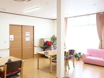 共有スペースの快適な居室