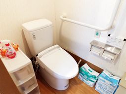 バリアフリートイレの一角
