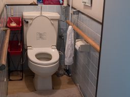 清潔なトイレの設備