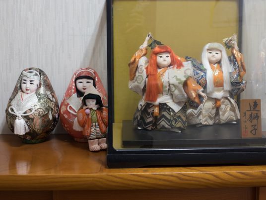 和文化飾りの和室
