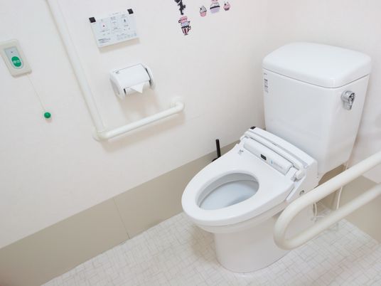 バリアフリー設計のトイレ