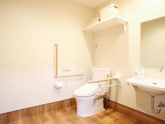 バリアフリーなトイレ