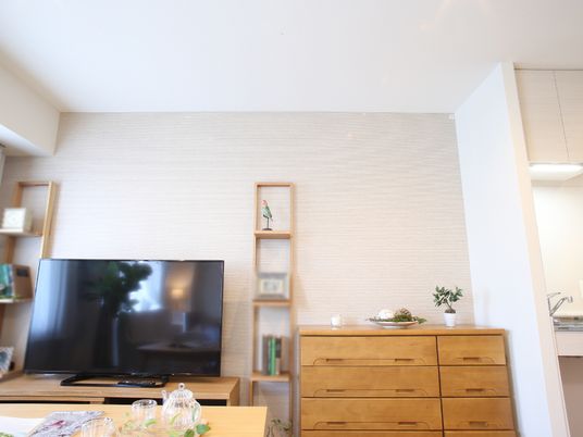 清潔なリビング空間