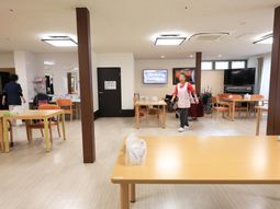 共有スペースの明るい様子