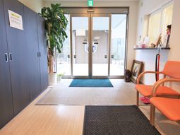 明るいエントランス