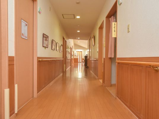 清潔感のある廊下