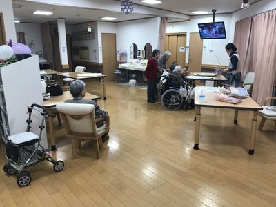 日常のケア風景のスナップ