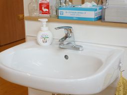 清潔な洗面台