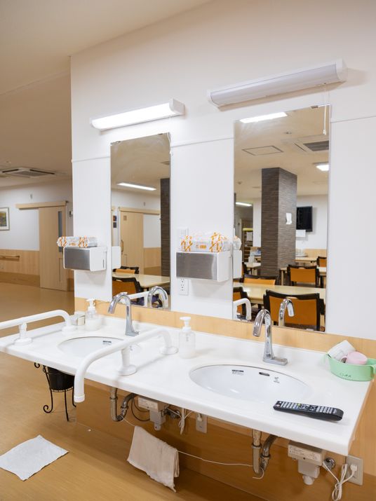 実用的な洗面台