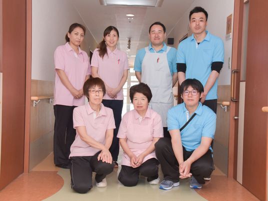 スタッフ集合の廊下