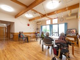 温かみのある共有スペース