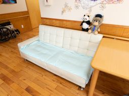 ぬくもりのある休憩スペース