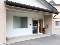 清潔感のあるエントランス