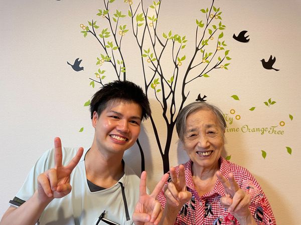 暖かい人間関係のスタッフ