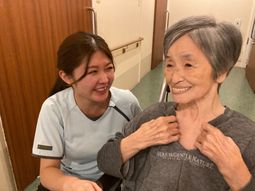 笑顔溢れるケアの現場