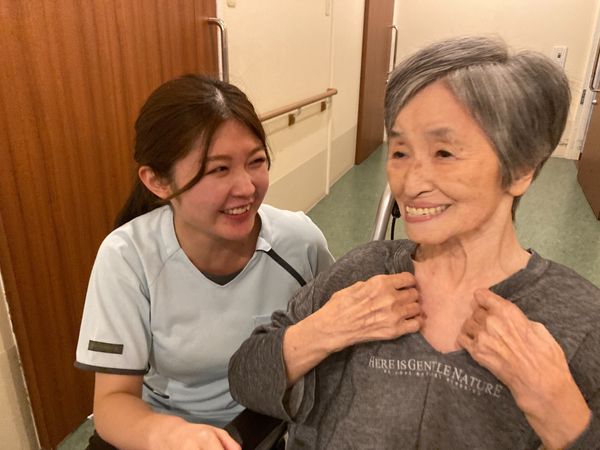 笑顔溢れるケアの現場