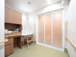 洗練された居室の一角