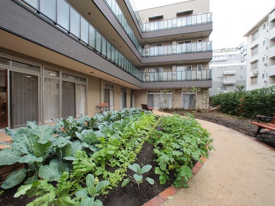 居心地の良い中庭